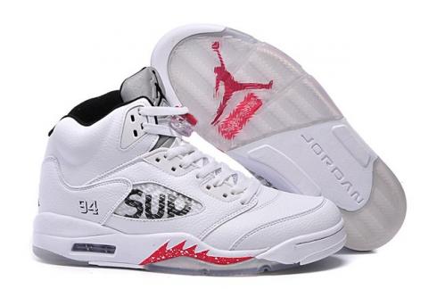 Jordan, Shoes, Jordan 5 Retro Supreme White