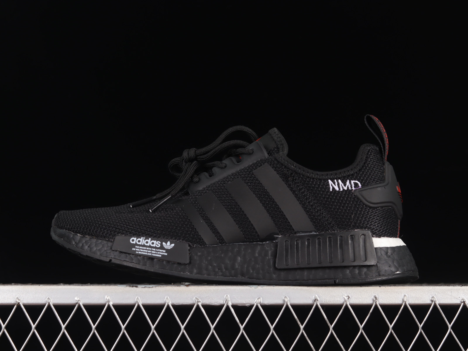 Adidas nmd NMD R1 Boost Core Black White Red HQ2068 - Sepsale free giveaway 2018 live chat