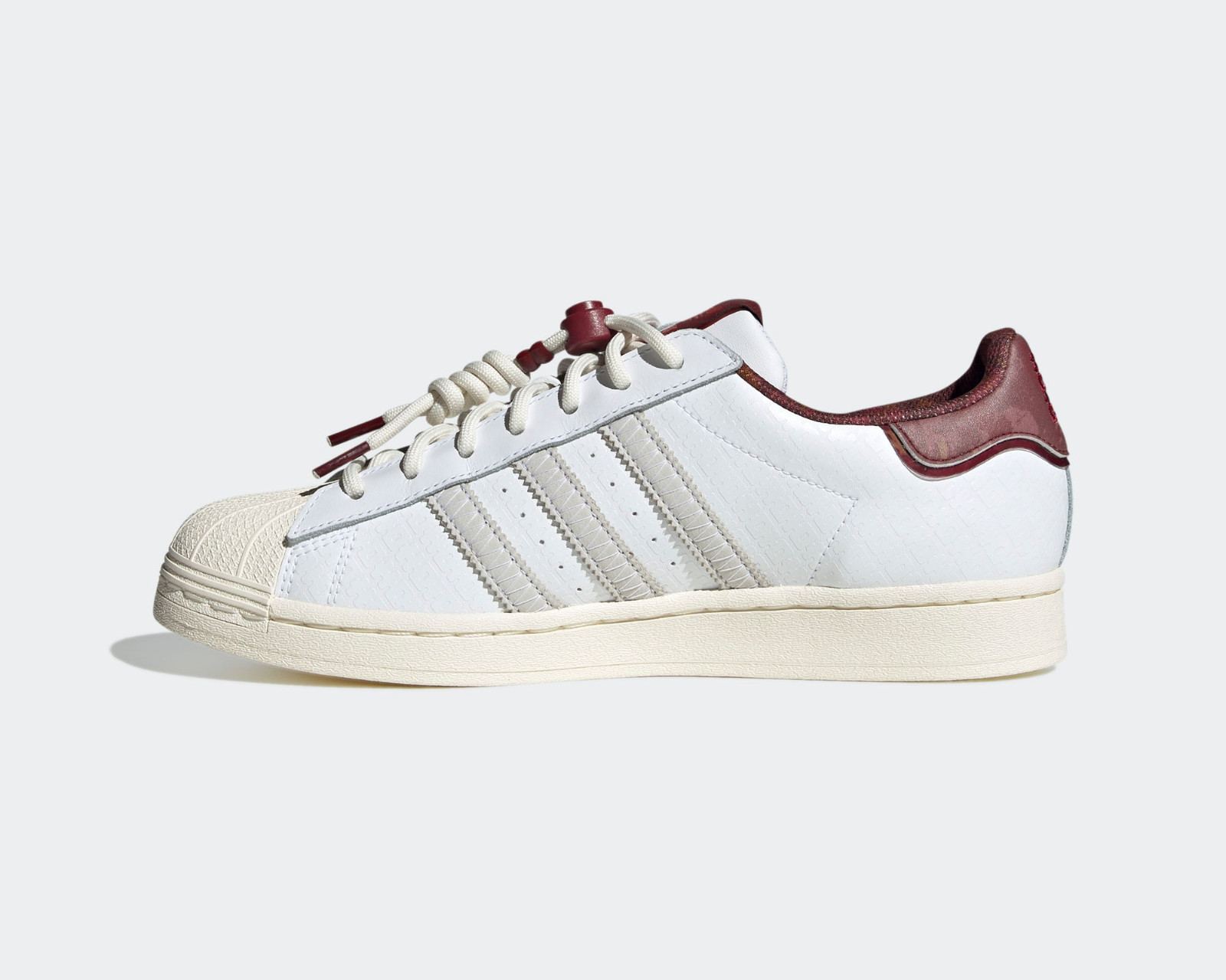 formal crecimiento visión Adidas Originals Superstar Chinese New Year 2023 Cloud White Noble Maroon  IF2577 - Sepsale - adidas online store scam phone number search