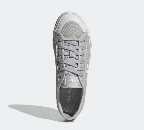Adidas Womens Original Nizza Grey White White Cloud Crystal Sepsale EF2039 - Two
