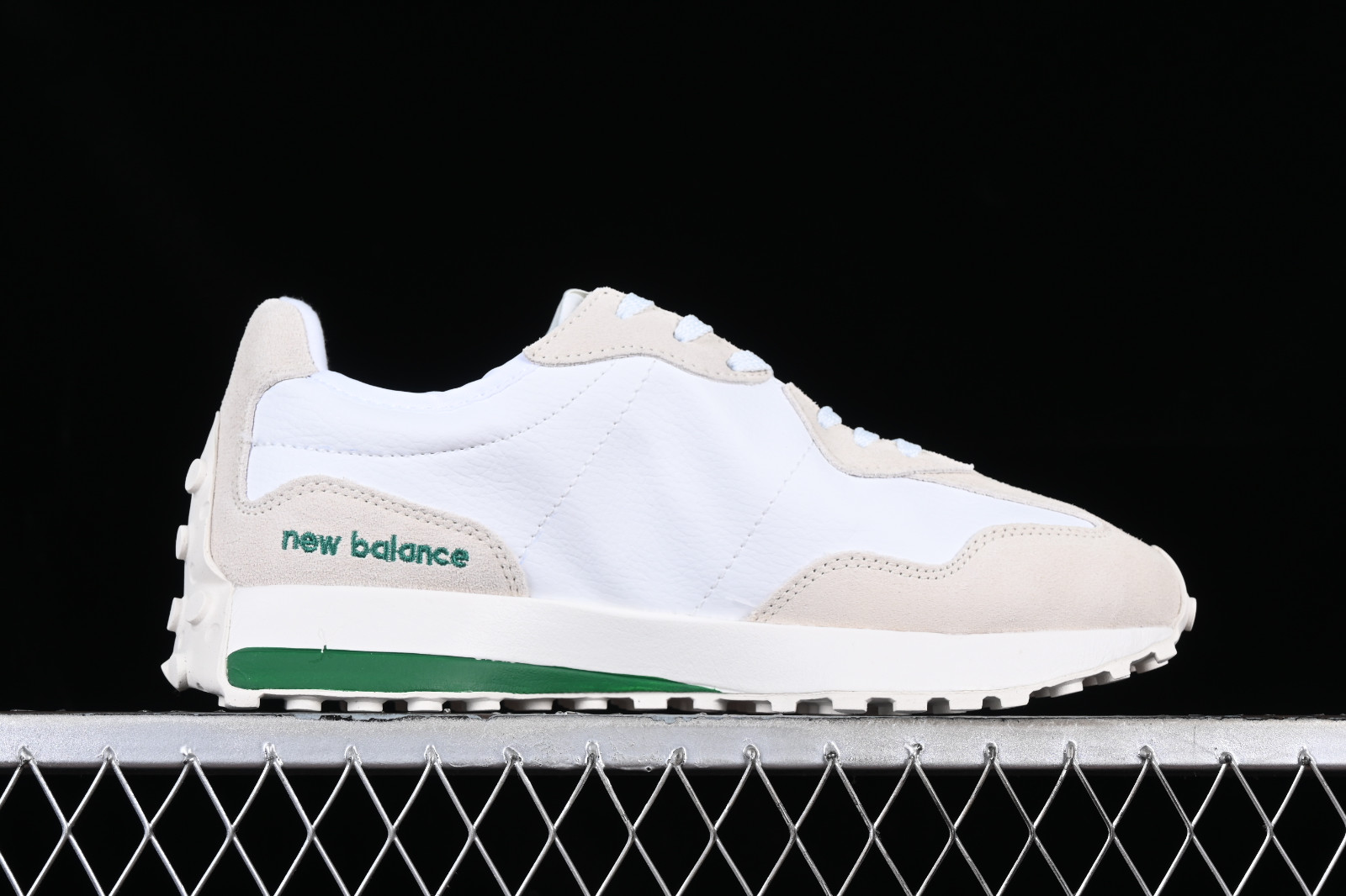 New Balance Shoes GaleriahitShops zapatillas de running brand New Balance mujer talla 20 brand New Balance 327 White Succulent Green Wind Chime U327UNP