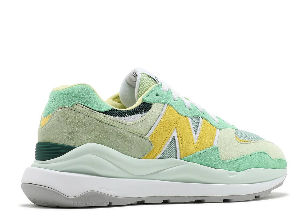 GmarShops New Balance Staud X 57 40 Agave Green M5740SQ New Balance Shoes New Balance 574 Ivory Brown