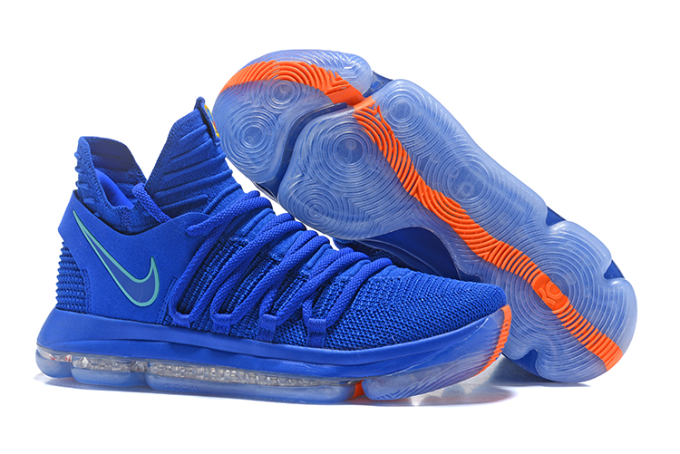 robo caminar granja Nike Zoom KD X 10 Men Basketball Shoes Royal Blue Orange New -  StclaircomoShops - adidas Stan Smith Sneakers